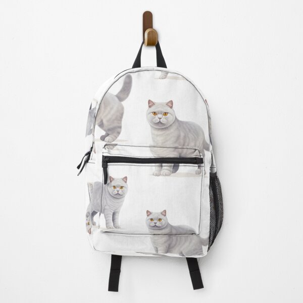 Item preview, Animation British shorthair cat with seamless pattern. designed and sold by Whiteblueshop.