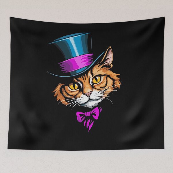 Item preview, Mad Catter Whimsical Cat Parody Fantasy Art designed and sold by ElLocoMus.