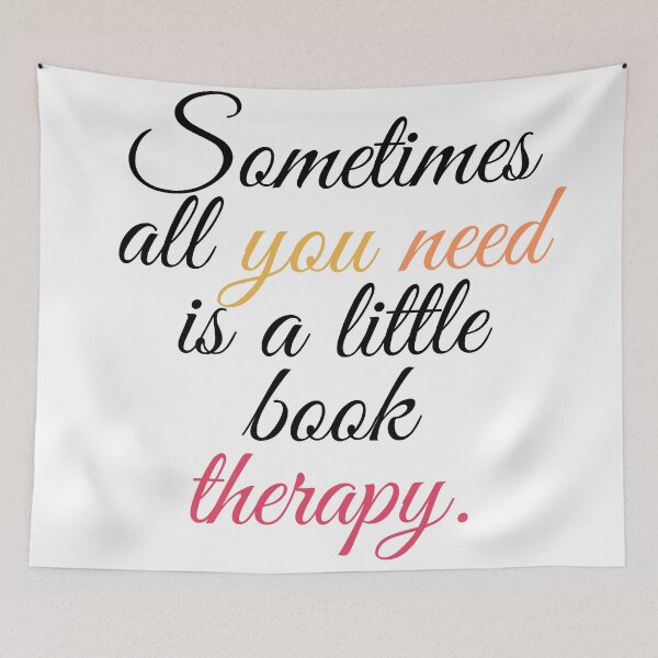 Item preview, Sometimes all you need is a little book therapy. designed and sold by CoverToCover.
