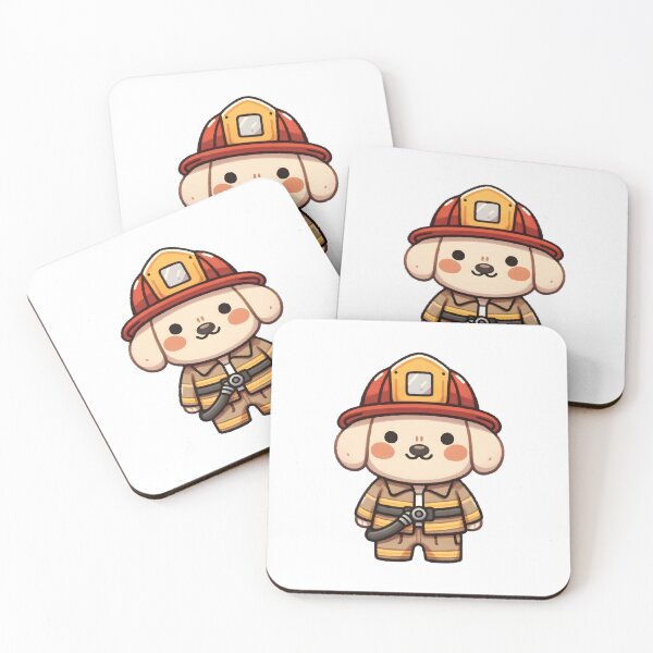 Item preview, Brave Firefighter Puppy Heroic Profession  designed and sold by UmbrellaStudio1.