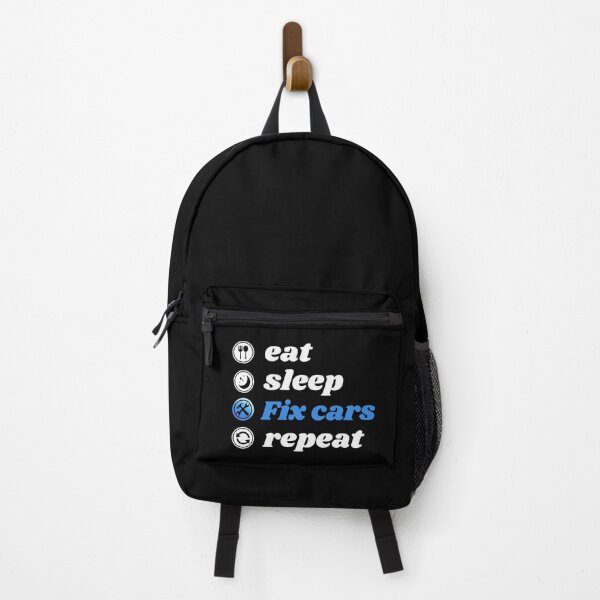 Item preview, Cool Eat Sleep Fix Cars Repeat,  Funny Car Enthusiast designed and sold by Modren-design.
