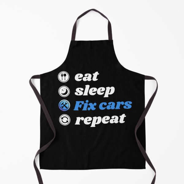 Item preview, Cool Eat Sleep Fix Cars Repeat,  Funny Car Enthusiast designed and sold by Modren-design.