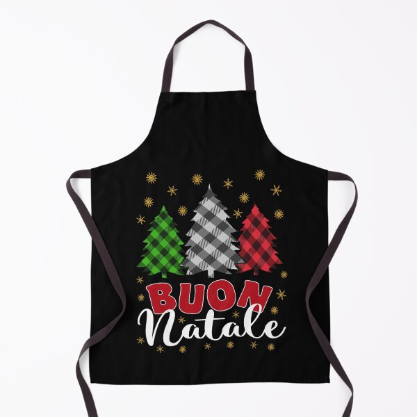 Item preview, Buon Natale Buffalo Plaid Christmas Trees Holiday Italian Pride designed and sold by Bad Kitty Designz.