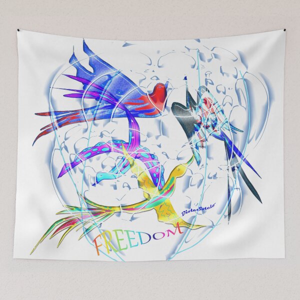 Item preview, "Birds should never be kept in cages" designed and sold by Diola Sotelo.