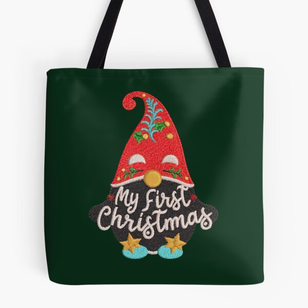 Item preview, My first Christmas with Christmas gnome in Embroidery design designed and sold by Babee-24.