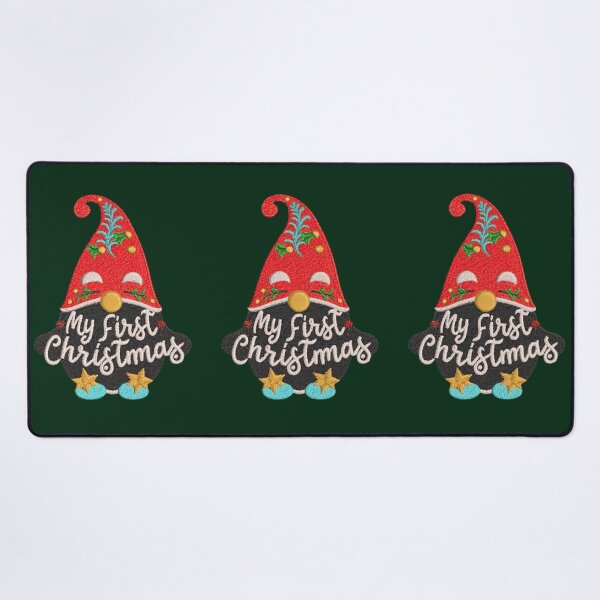 Item preview, My first Christmas with Christmas gnome in Embroidery design designed and sold by Babee-24.