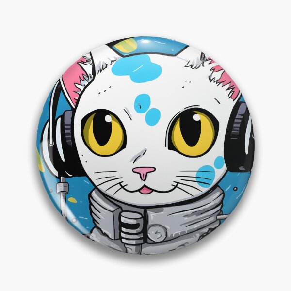 Item preview, Super Cute Space Cat designed and sold by Svetlana Dragicevic.