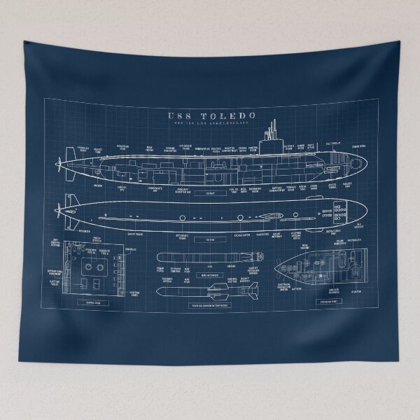Item preview, USS Toledo (SSN-769) Submarine (Navy) designed and sold by BGALAXY.