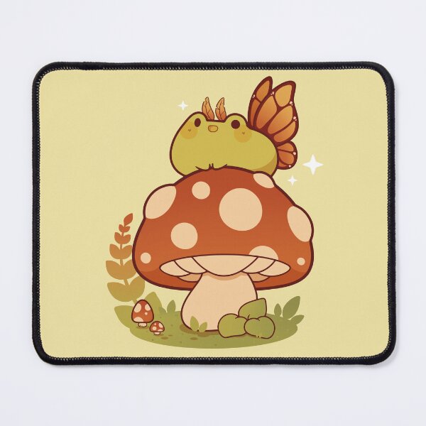 Item preview, Fairy frog on a mushroom designed and sold by Rihnlin.