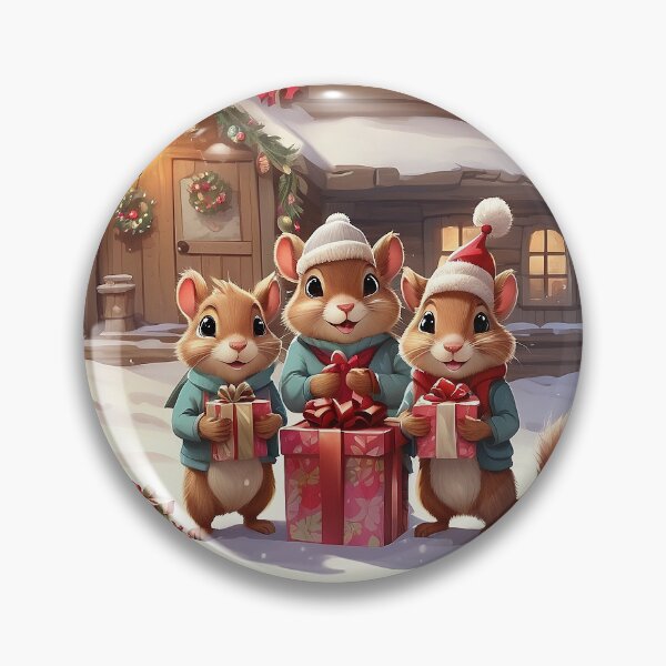 Item preview, Christmas squirrels designed and sold by Sartawsky.