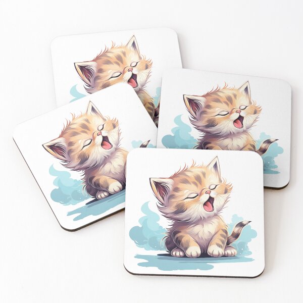 Item preview, Yawning kitty designed and sold by Gilpro Designs.