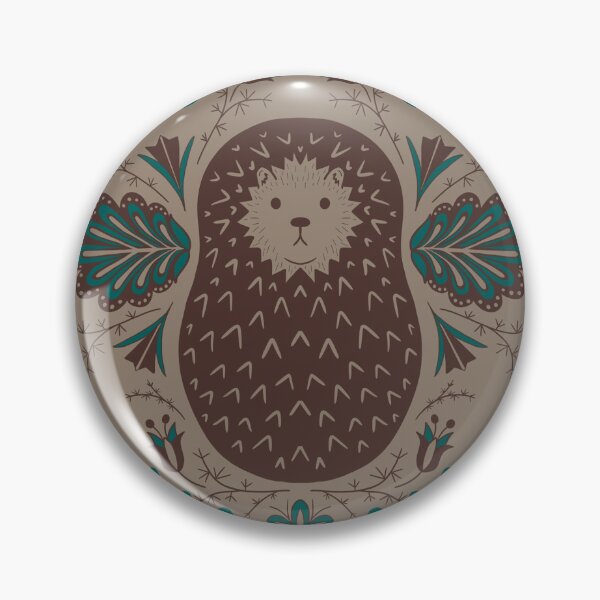 Item preview, Little Hoglet folk art designed and sold by BlackSquirrelCC.