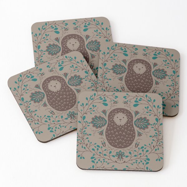 Item preview, Little Hoglet folk art designed and sold by BlackSquirrelCC.