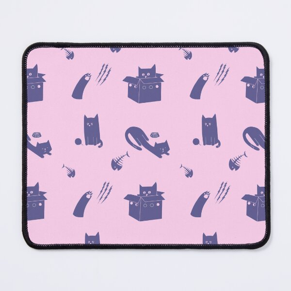 Item preview, Cute cats on pink background pattern  designed and sold by mamistry11.
