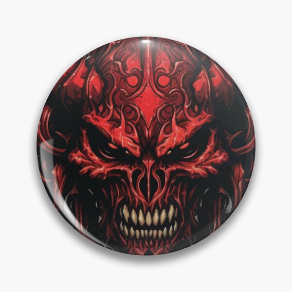 Item preview, Conqueror's Visage: Khorne Daemon Head - A Warhammer AoS Inspired Masterpiece designed and sold by AverageGits.
