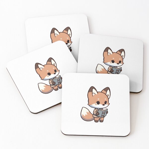 Item preview, Studious Little Fox Reading a Book designed and sold by UmbrellaStudio1.