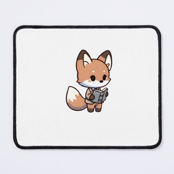 Item preview, Studious Little Fox Reading a Book designed and sold by UmbrellaStudio1.