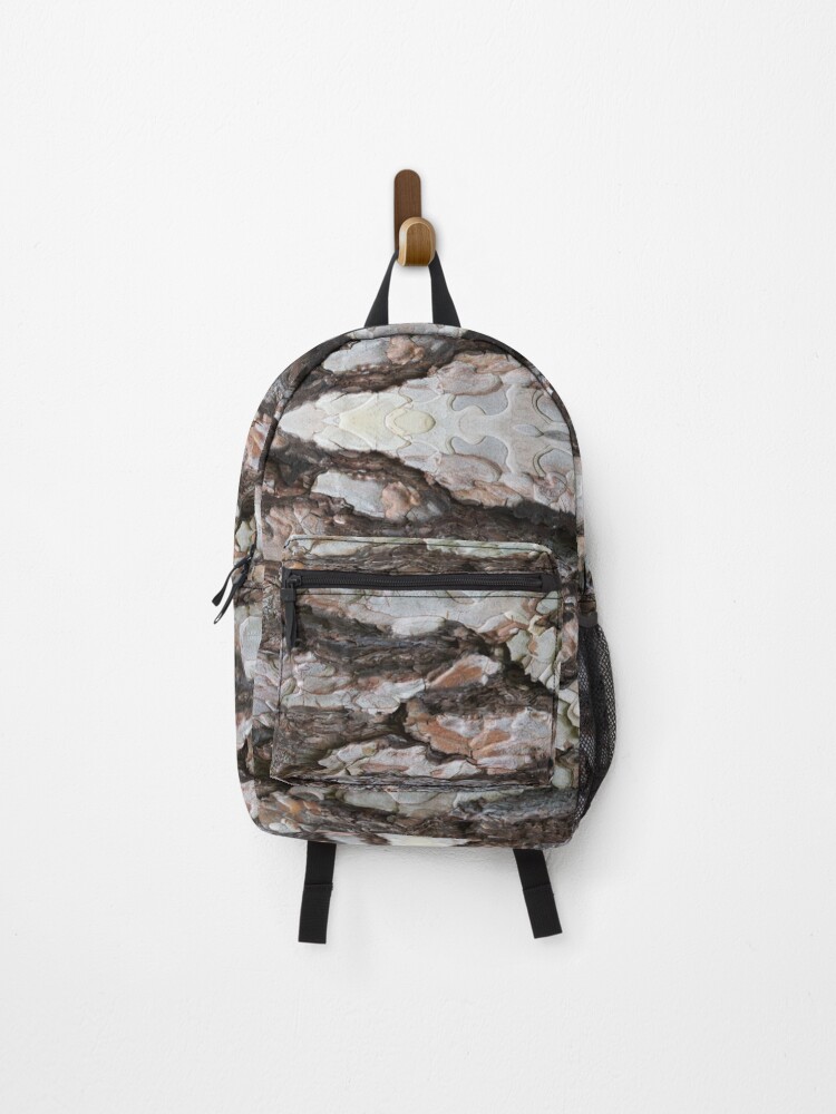 Thumbnail 1 of 3, Backpack, Tree bark surface pattern designed and sold by Radibor78.