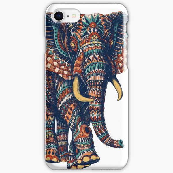 Ornate Elephant v2 (Color Version) iPhone Snap Case