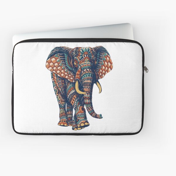 Ornate Elephant v2 (Color Version) Laptop Sleeve