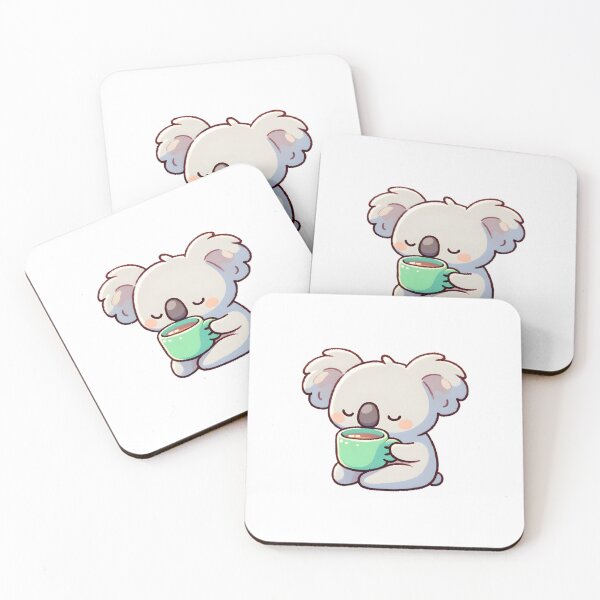 Item preview, Koala's Serene Tea Time Moment designed and sold by UmbrellaStudio1.