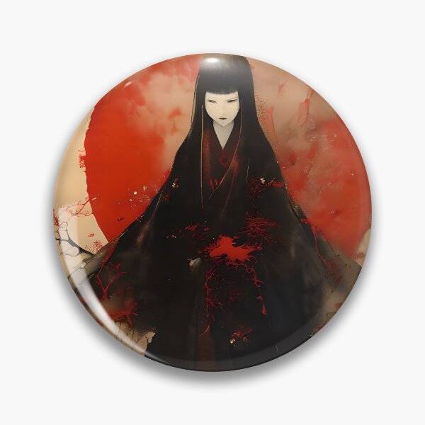 Item preview, Vampire in traditional Japanese art style  designed and sold by Awesome Things.