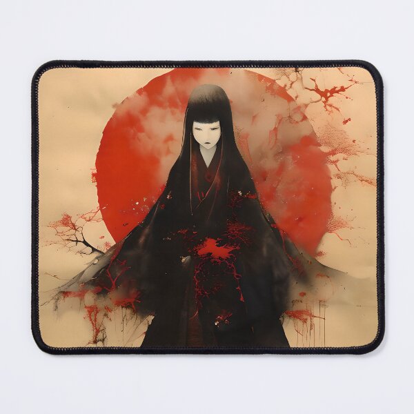 Item preview, Vampire in traditional Japanese art style  designed and sold by Awesome Things.