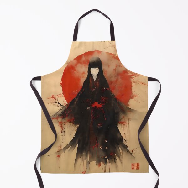 Item preview, Vampire in traditional Japanese art style designed and sold by Awesome Things.