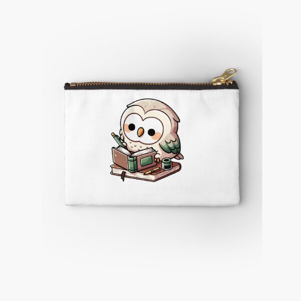 Artikelvorschau, Wise Owl Deep in Study with Books and Ink entworfen und verkauft von UmbrellaStudio1.