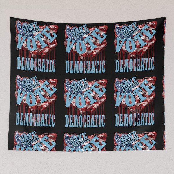 Item preview, Save America Vote Democratic designed and sold by SiggyZiggy.