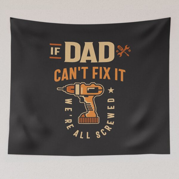 Item preview, If Dad Cant Fix It Funny Handyman Grandpa designed and sold by cidolopez.