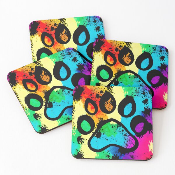 Item preview, Paw Watercolor Colorful designed and sold by witch-night.