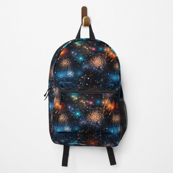 Item preview, New Year Fireworks on the night sky designed and sold by Sp3ctrumOfColor.