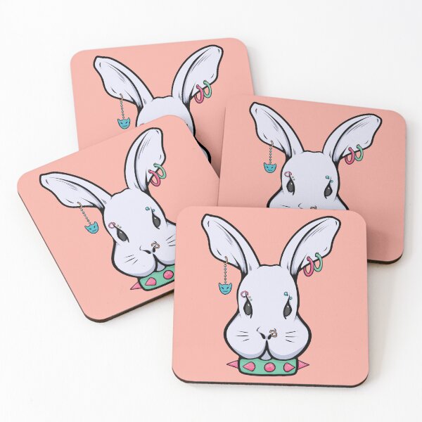 Item preview, Punk Bunny with piercings designed and sold by CreativeDraws42.