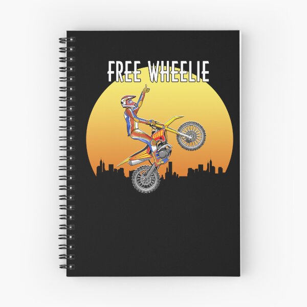 Item preview, Free Wheelie, Motocross Stunt Rider T-shirt designed and sold by Shlomo Cohen.