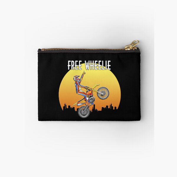 Item preview, Free Wheelie, Motocross Stunt Rider T-shirt designed and sold by Shlomo Cohen.
