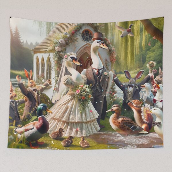Item preview, 'The Swansons' wedding was a beautiful celebration...' designed and sold by ArtSea-Bubble.