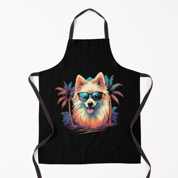 Item preview, Retro Wave American Eskimo Dog Shirt designed and sold by RedDesignSyc.