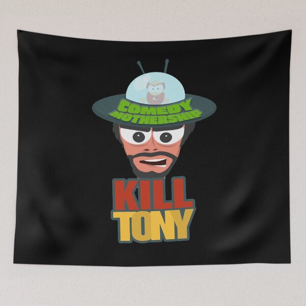 Item preview, Comedy Mothership Kill Tony - Tony Hinchcliffe, UFO, William Montgomery Fan Design designed and sold by Kill Tony Fan Designs.
