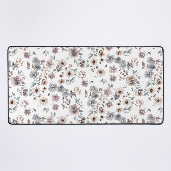 Item preview, Watercolour Florals with Blues designed and sold by Sara Brenton.