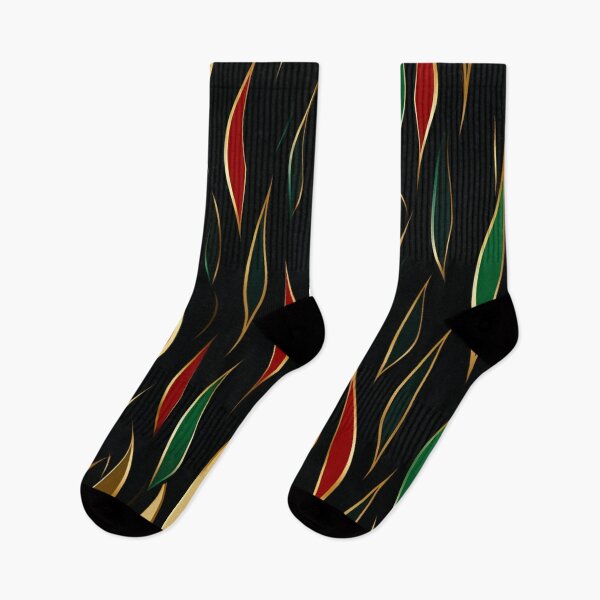 Item preview, abstract christmas elegant, classy, gold, black, red, green designed and sold by MoonDesinso.