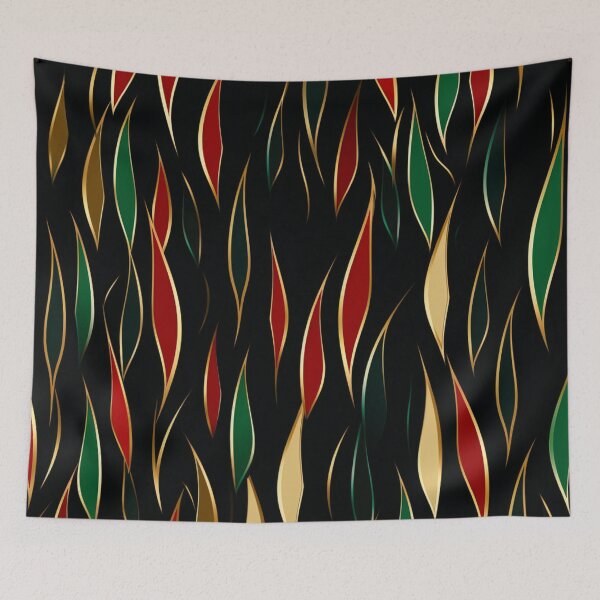 Item preview, abstract christmas elegant, classy, gold, black, red, green designed and sold by MoonDesinso.
