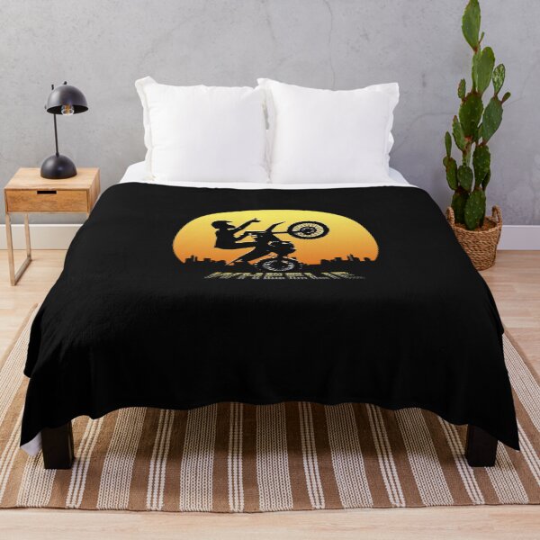 Item preview, Wheelie, silhouette of bike stunt, Motocross Stunt Rider T-shirt designed and sold by Shlomo Cohen.