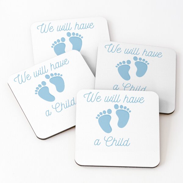 Item preview, We will have a Child. Notify family and others,blue. designed and sold by MjKris.
