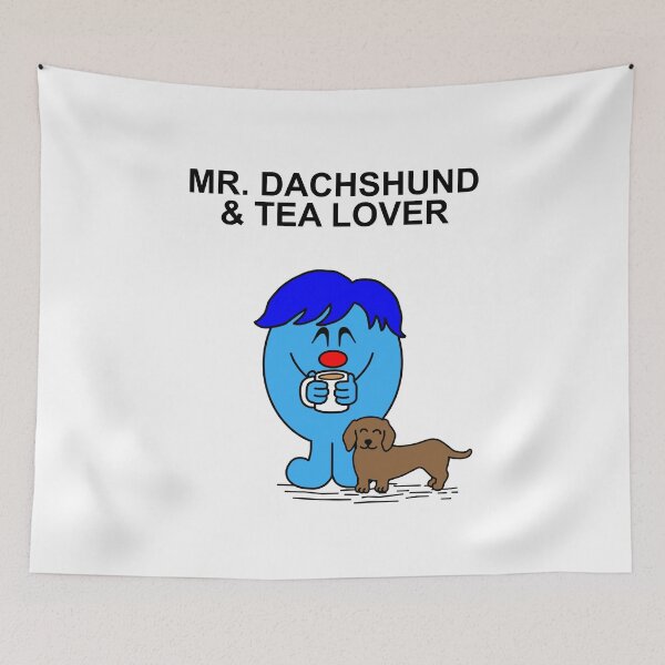 Item preview, Mr. Dachshund and Tea Lover designed and sold by Scat the cat.