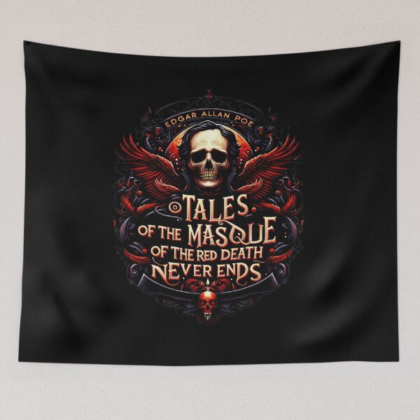 Item preview, Poe's Tales of the Masque of the Red Death Never Ends designed and sold by BeautBoldBasic.