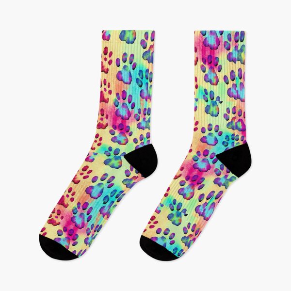 Item preview, Paw Watercolor Colorful Pattern designed and sold by witch-night.