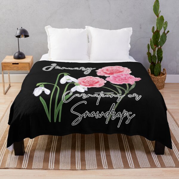 Item preview, January Carnations and Snowdrops designed and sold by TxTaurus110.