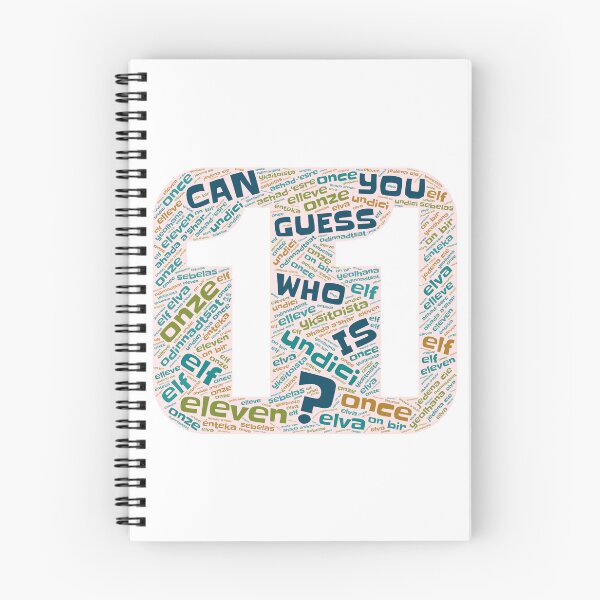 Item preview, Guess Who Eleventh Birthday in Blues and Greens designed and sold by WordsYouLove.