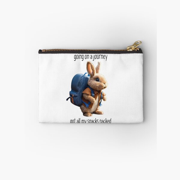 Item preview, Cute Rabbit With Backpack designed and sold by madeintrouble.
